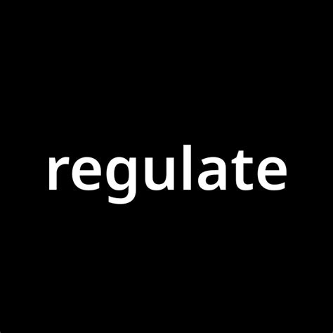 regulate 意味|アップレギュレート 意味.